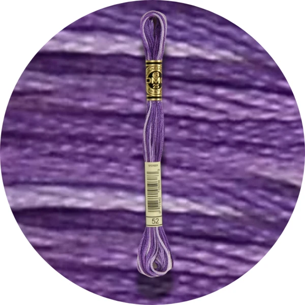 DMC Mouliné Spécial 25 Broderigarn, Farveskiftende